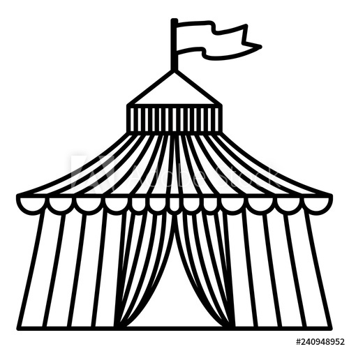 500x500 Circus Tent Entertainment Icon