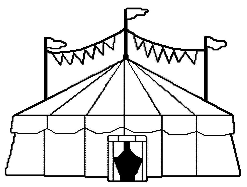 Circus Tent Drawing | Free download on ClipArtMag