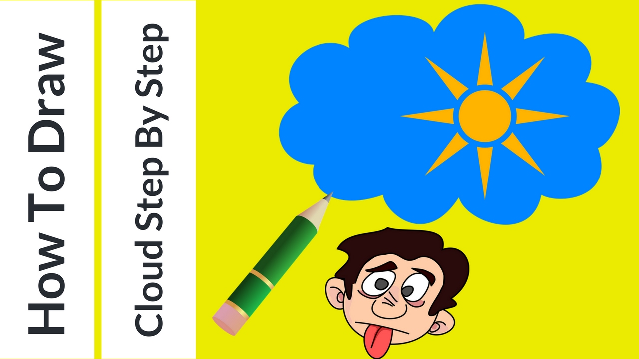 1280x720 How To Draw Cloud Step