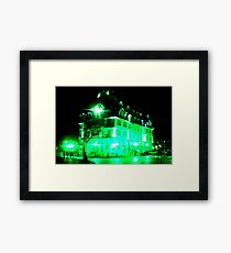 210x230 Christmas City Dark Night Drawing Framed Prints Redbubble