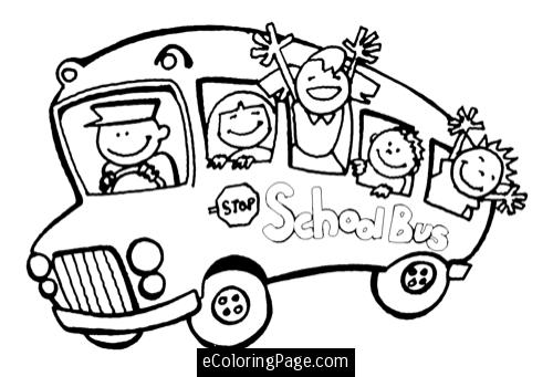 500x341 City Bus Coloring