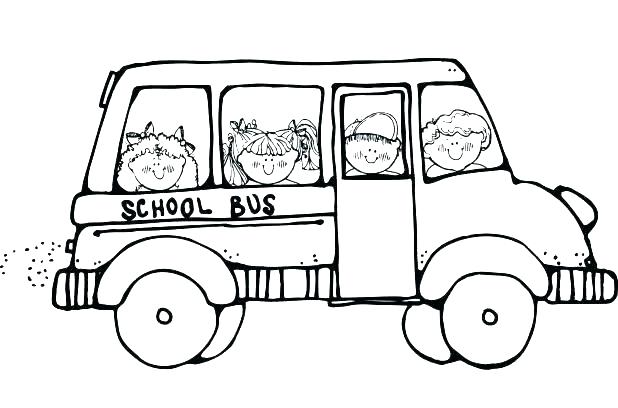 618x408 City Bus Turn Left Side Coloring Pages For Kids Summer Disney Free