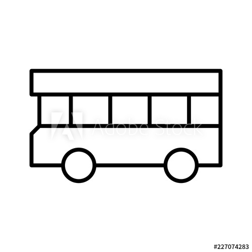 500x500 bus city town map locations vector icon