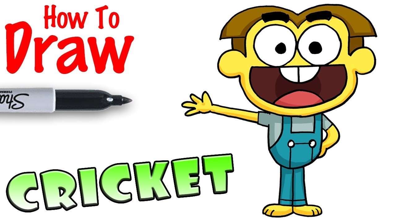 1280x720 How To Draw Cricket Big City Greens
