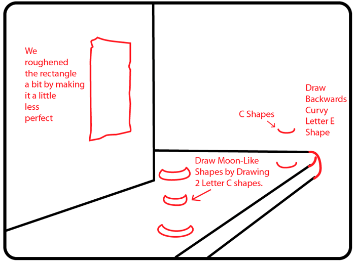 700x520 How To Draw A Cartoon City Street Sidewalk Scene With Easy Step