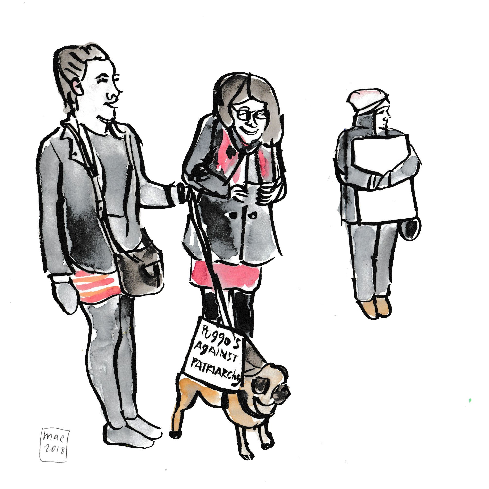 2014x2014 Reportage Illustration Stand With Her Justice For Women