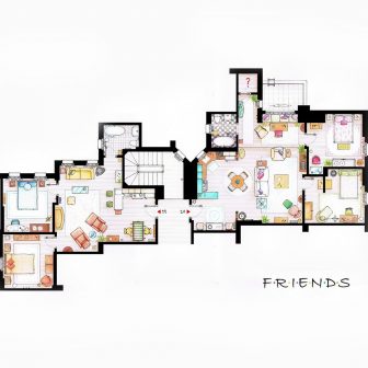 336x336 Birds Eye View Drawing Of City Town Couch A Park Directly Overhead