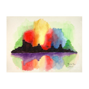 300x300 City Lights Painting