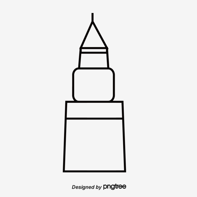 640x640 Sketch Material European Cities, Sketch Vector, Line Drawing, City