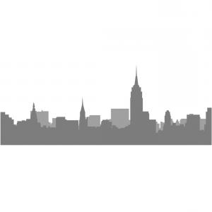 300x300 new york city skyline drawing free hand sketch of new york city