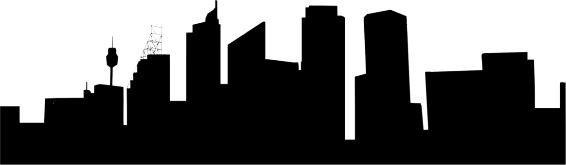 1164x340 Skyline Drawing Cartoon Silhouette Cc0