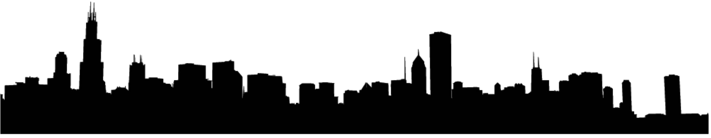 2352x457 Cityscape Drawing Silhouette For Free Download