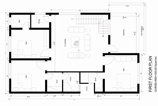 550x370 Draw Your Rough Sketch And Floor Plans Using Autocad