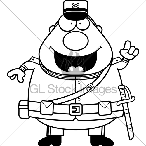 500x500 Cartoon Union Soldier Idea Gl Stock Images