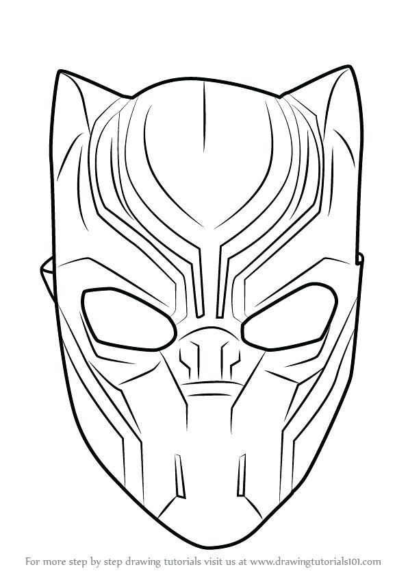 596x843 Black Panther Coloring Pages