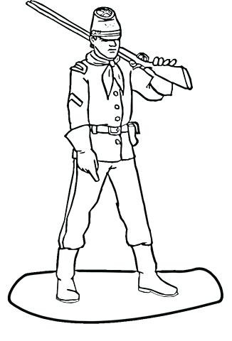 326x480 civil war soldier coloring pages best of best icolor clothing