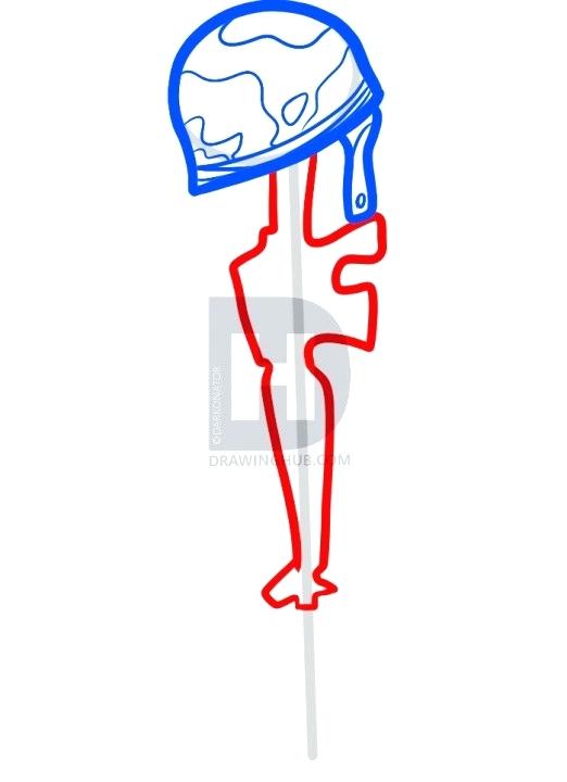 522x720 How To Draw A Soldier Step