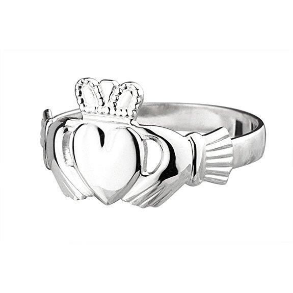 575x575 Sterling Silver Irish Claddagh Ring Silverscape Designs