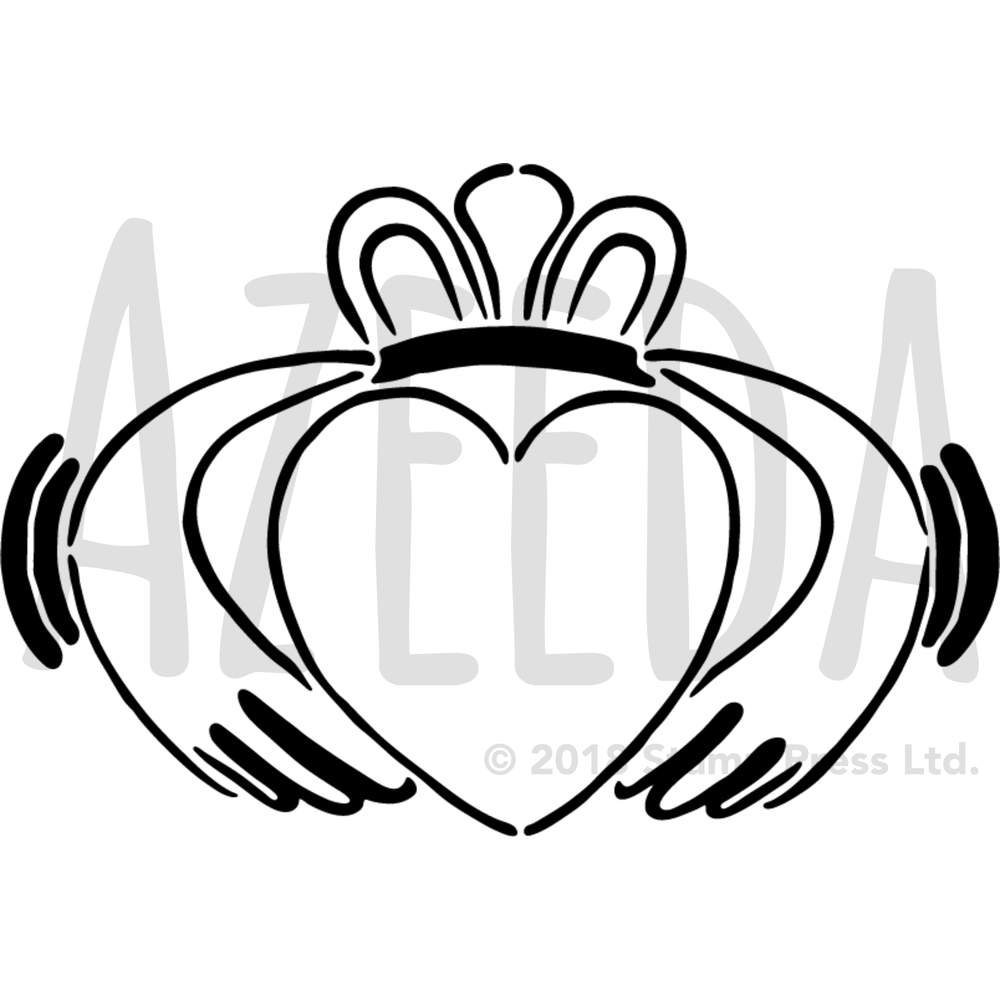 Claddagh Drawing | Free download on ClipArtMag
