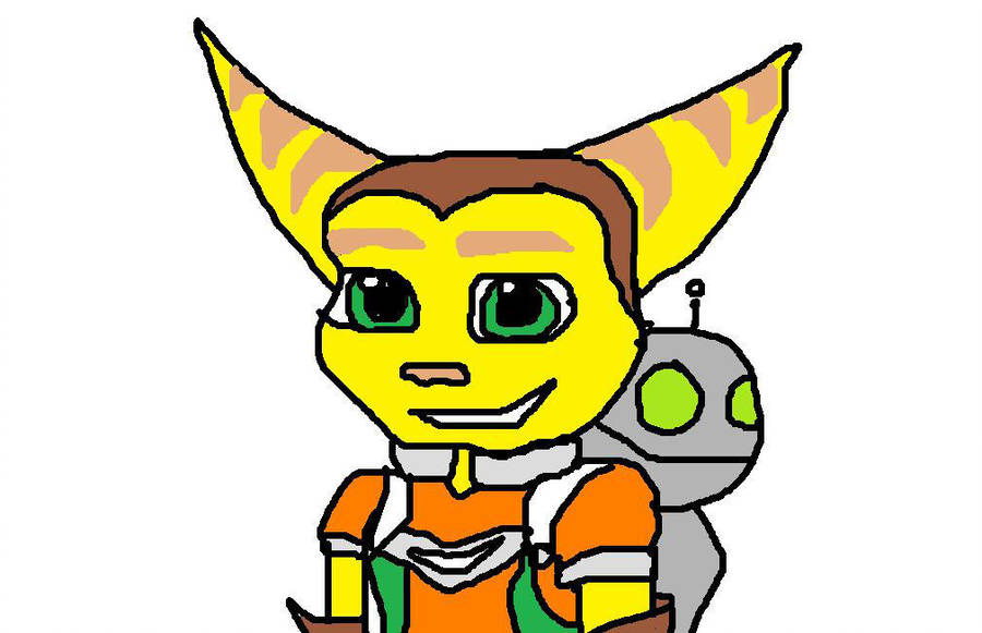 900x581 old ratchet and clank drawing