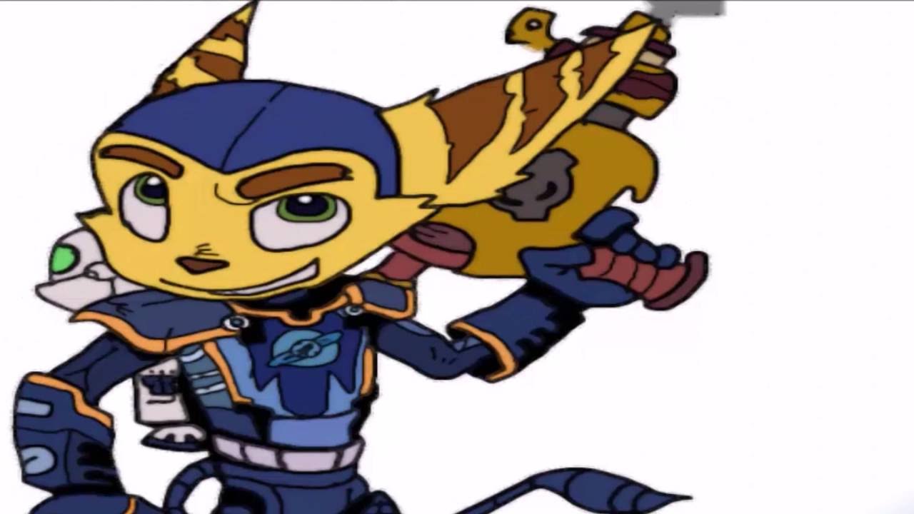 1280x720 speed draw ratchet clank