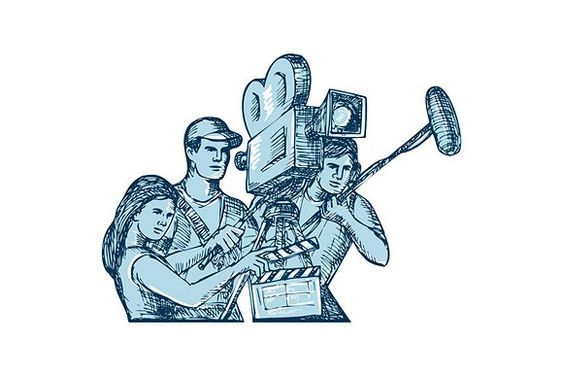 563x375 film crew clapperboard cameraman sou