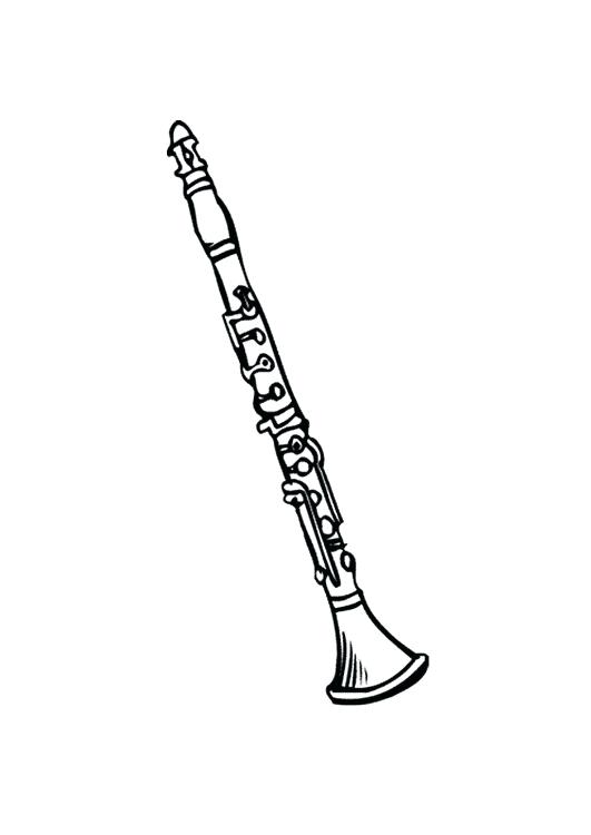 531x750 Clarinet Coloring