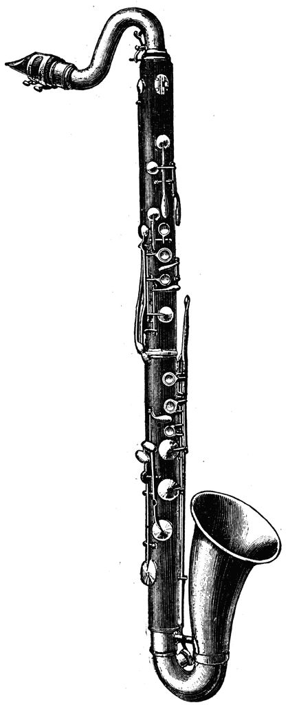419x1024 Saxophone Drawing Clarinet For Free Download