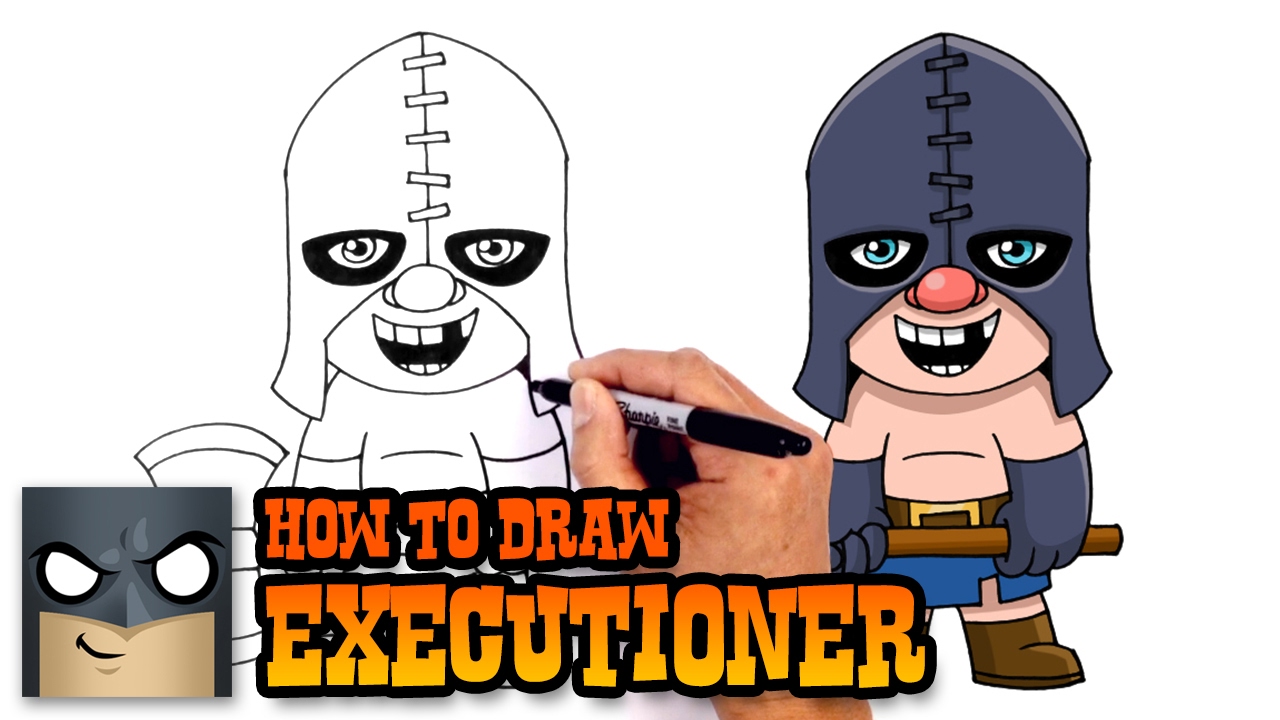 1280x720 how to draw clash royale executioner