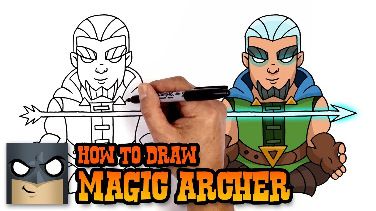 1280x720 how to draw clash royale magic archer