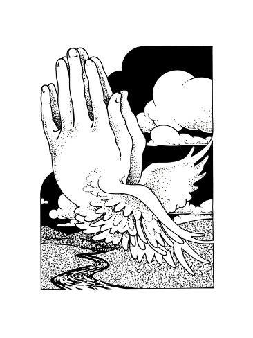 366x488 hands clasped over landscape with river posters