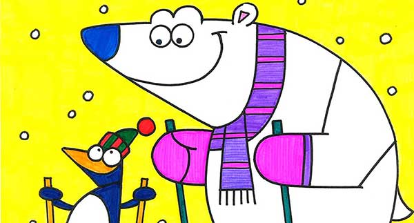 600x323 Young Cartoon Drawing, Class