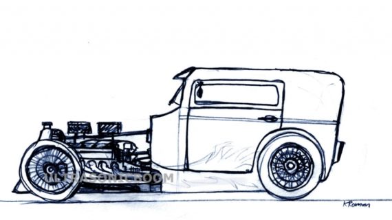 Classic Car Drawing | Free download on ClipArtMag