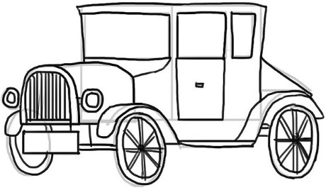 460x268 How To Draw A Classic Car