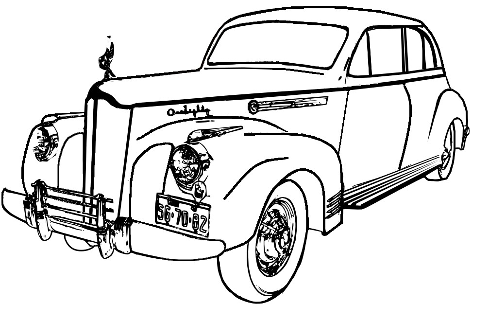 1007x662 Car Clipart Black And White