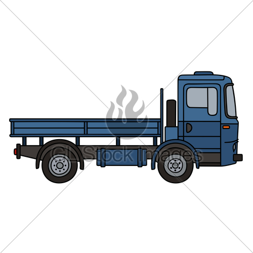 500x500 Classic Blue Truck Gl Stock Images