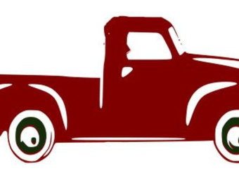 340x270 Collection Of 'antique Truck Silhouette' Download More Than