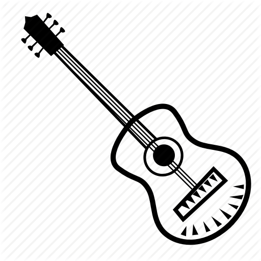 512x512 Drawing Guitar Music Transparent Png Clipart Free Download