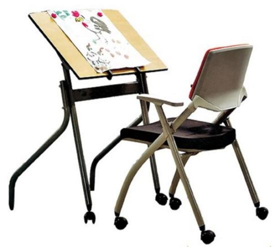 550x494 China Simple Kids Drawing Board Kindergarten Furniture