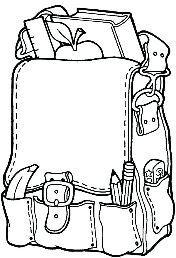 600x880 Classroom Objects Coloring Pages Art Pdf Hashclub