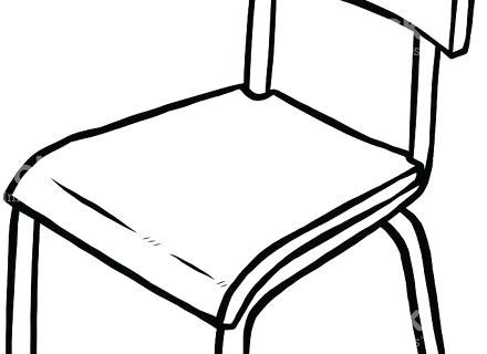 440x320 Chairs Clipart Black And White