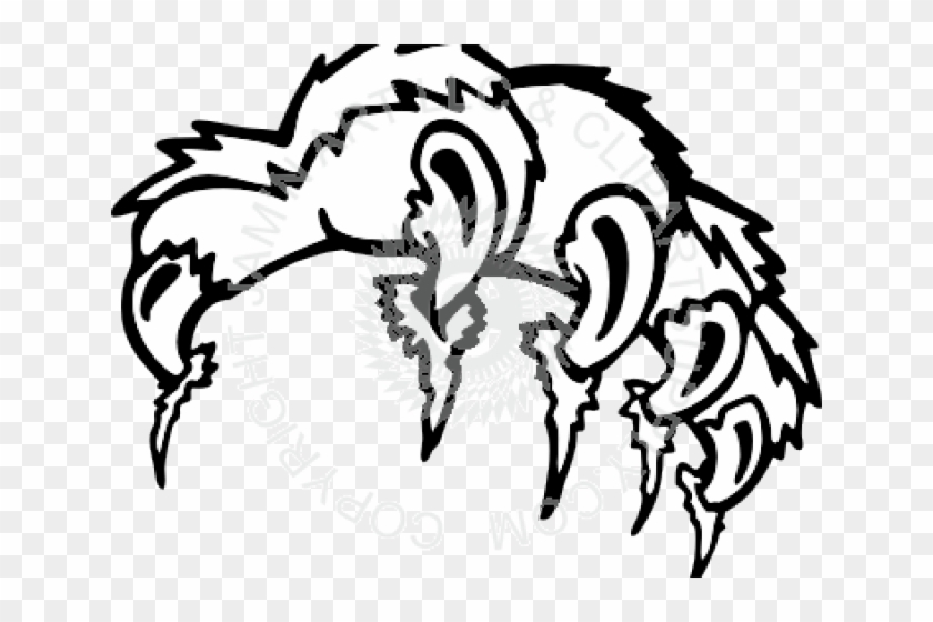 840x560 Claw Marks With Paw Clipart, Hd Png Download