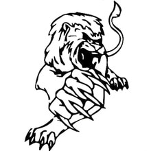 220x220 Collection Of 'lion Claw Drawing' Download More Than Images
