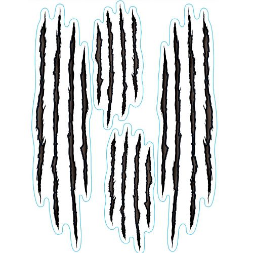 500x500 Creepy Claw Marks Wall Decorations