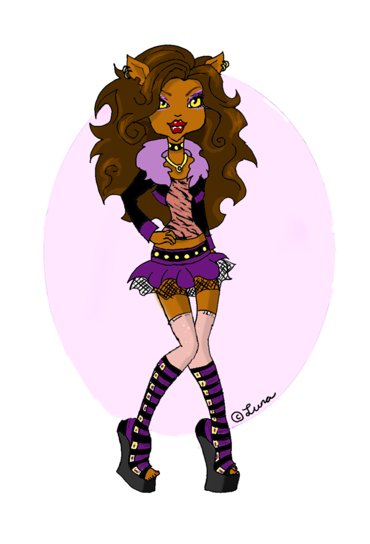 737x1083 How To Draw Clawdeen Wolf