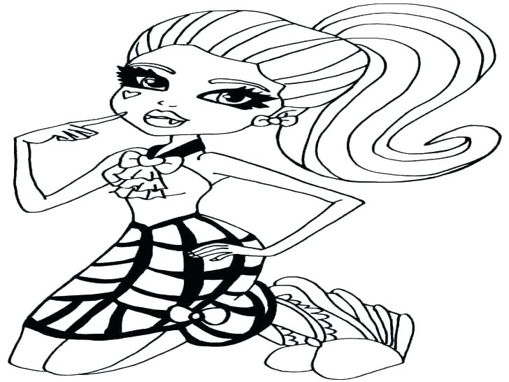 728x546 Baby Clawdeen Wolf Coloring Pages