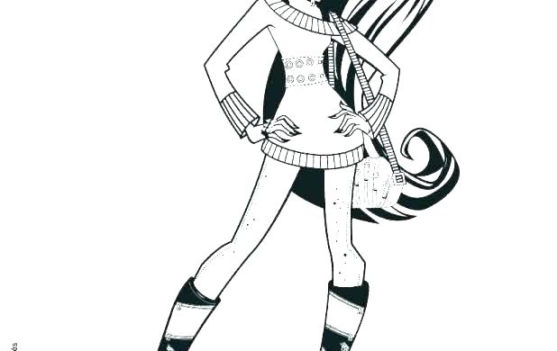 618x390 Coloring Pages Of Monster High Clawdeen Wolf