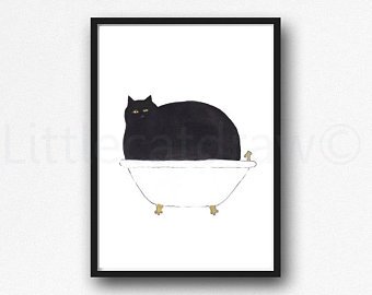 340x270 Bathtub Art Etsy