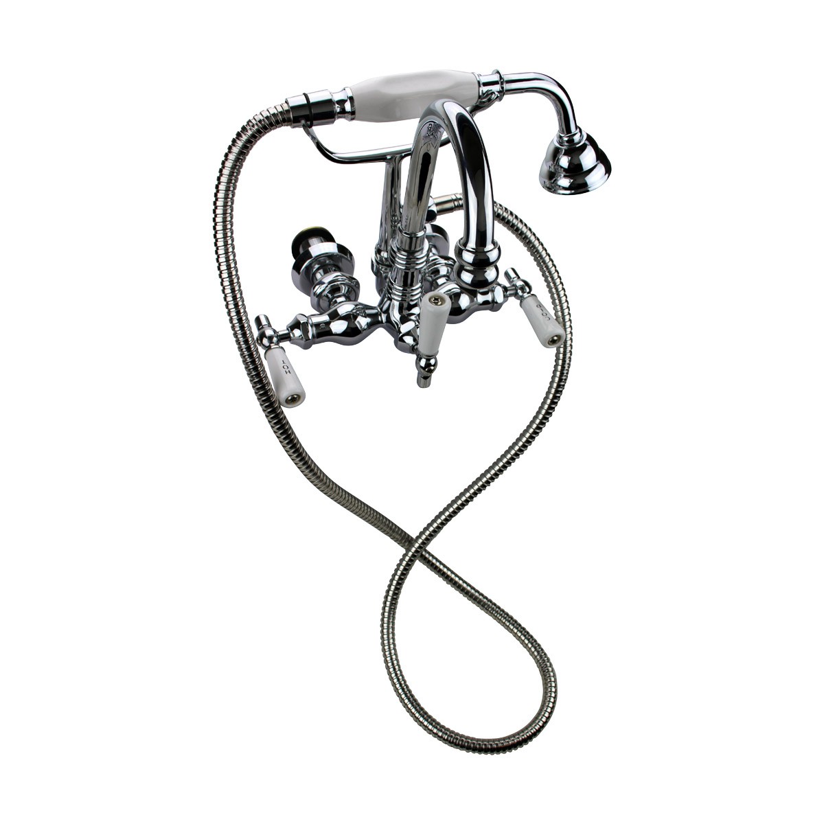 1200x1200 Renovator's Supply Clawfoot Tub Goose Neck Faucet And Hand Held