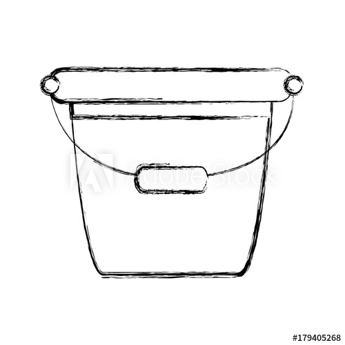 500x500 Figure Pail Plastic Object To Clean House